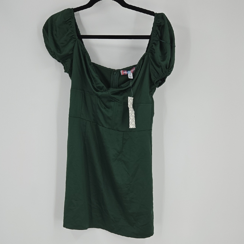Urban Outfitters Dark Green Mini Dress